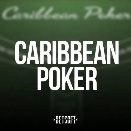 Caribbean Poker online game logo by Betsoft Gaming on casino-cleobetra.de