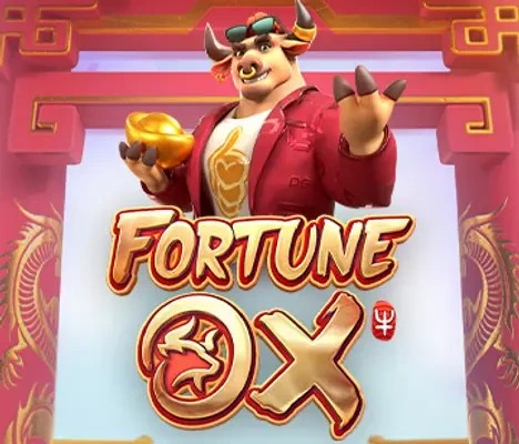 Fortune Ox slot logo by PG Soft at Cleobetra Casino