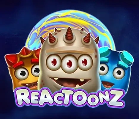 Reactoonz logo by Play'n GO Cleobetra Casino